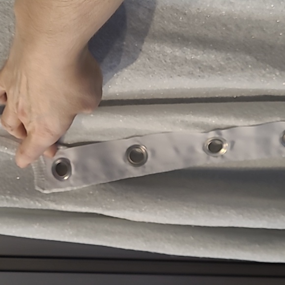 Calvin Klein silver cardigan slight crop, sparkly cover up. - Picture 9 of 11